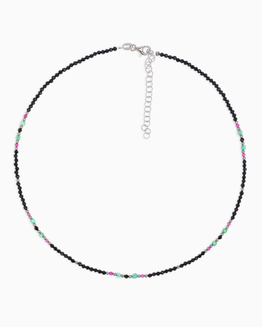 Girocollo donna spinello sfaccettato Argento – Alary Athena Collection