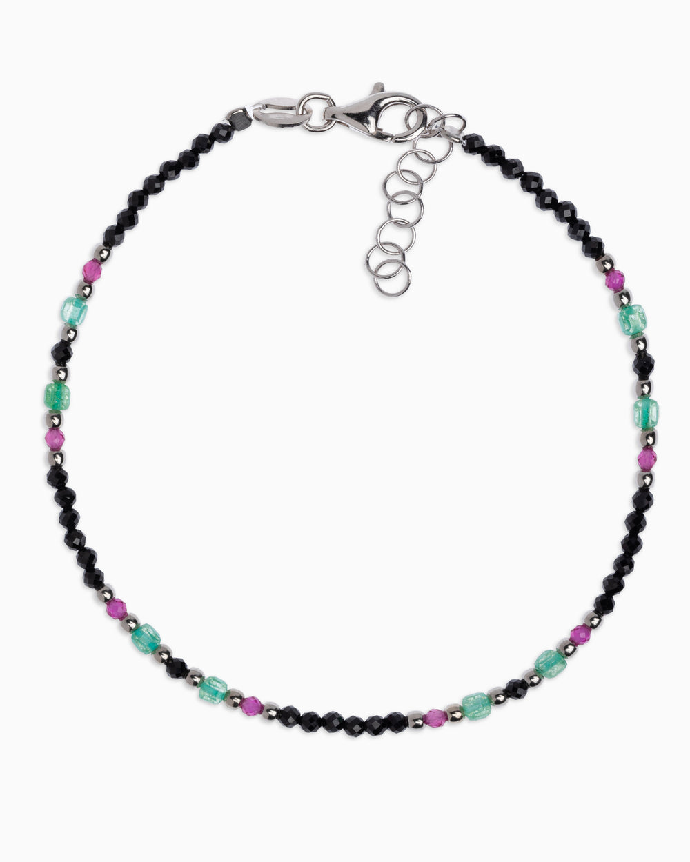 Women's bracelet faceted spinel Silver – Alary Athena Collection
