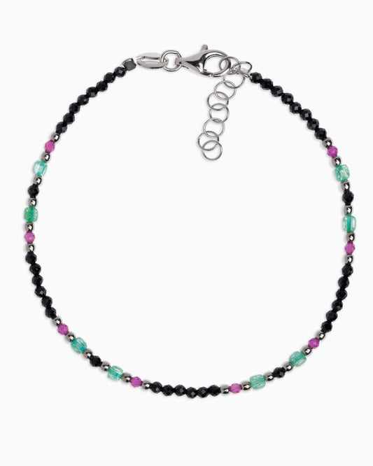 Women's bracelet faceted spinel Silver – Alary Athena Collection